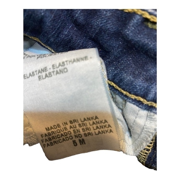 Junior Women’s Super Low 335 Levi’s Bleu jeans Size 5 M - Picture 5 of 9